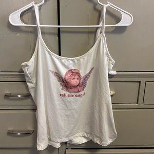 “Call me angel” tank top